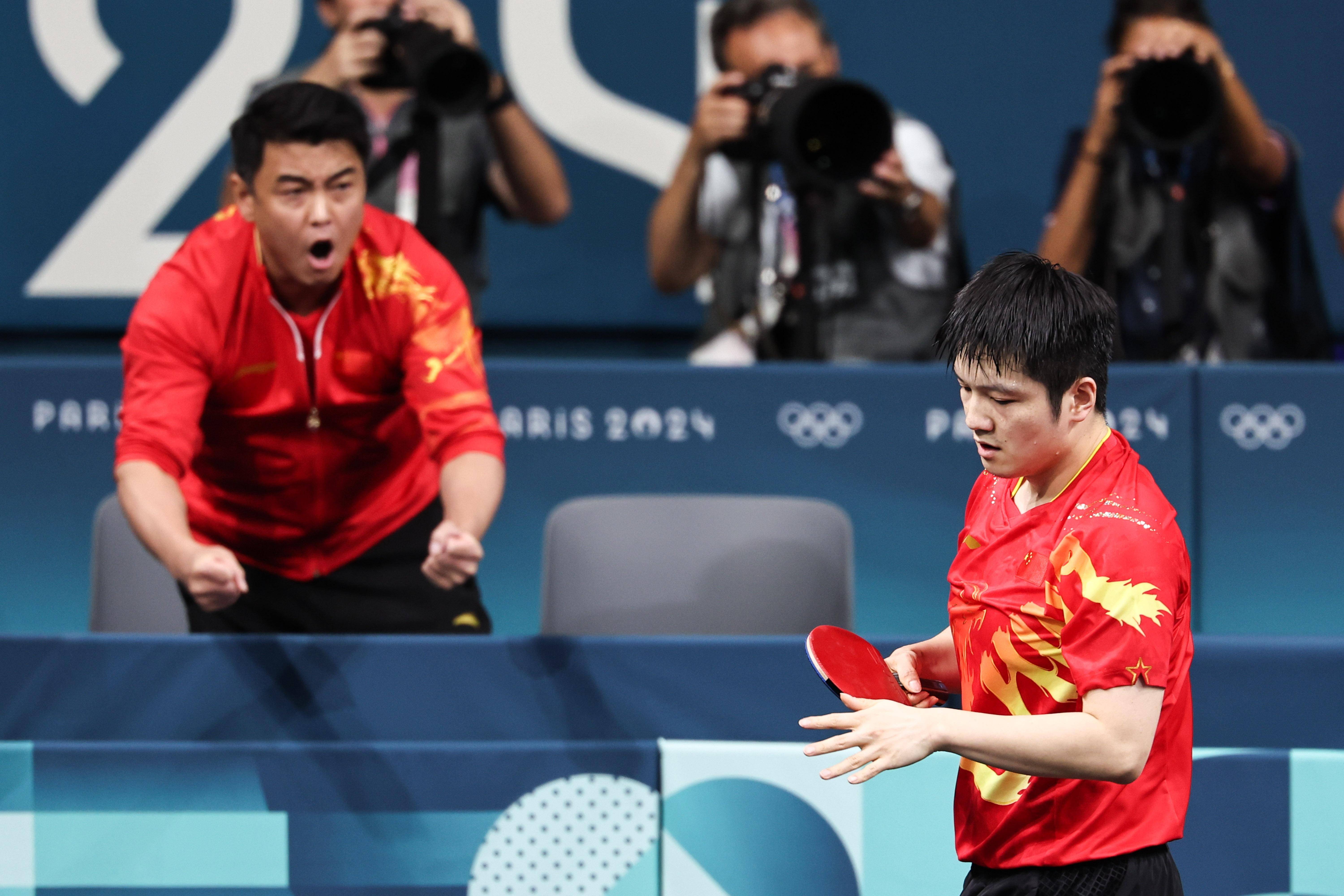 中国乒乓球队绝地反击英国乒乓球队，王皓统治全场的简单介绍